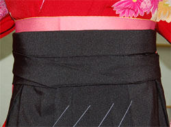 女袴の着付